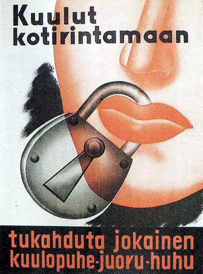 Kuulut Kotirintamaan | Vintage War Propaganda Posters 1891-1970