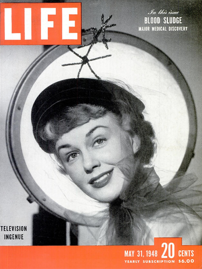 Kyle MacDonnell TV Ingenue 31 May 1948 Copyright Life Magazine | Life Magazine BW Photo Covers 1936-1970