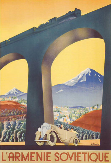 L Armenie Sovietique | Vintage Travel Posters 1891-1970