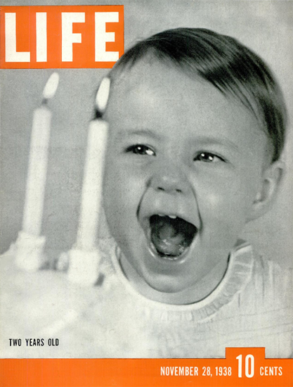 LIFE is two Years old 28 Nov 1938 Copyright Life Magazine | Life Magazine BW Photo Covers 1936-1970