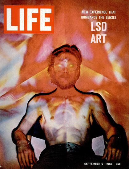 LSD Art bombards the Senses 9 Sep 1966 Copyright Life Magazine | Life Magazine Color Photo Covers 1937-1970