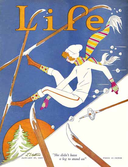 LT Holton Life Humor Magazine 1927-01-27 Copyright | Life Magazine Graphic Art Covers 1891-1936