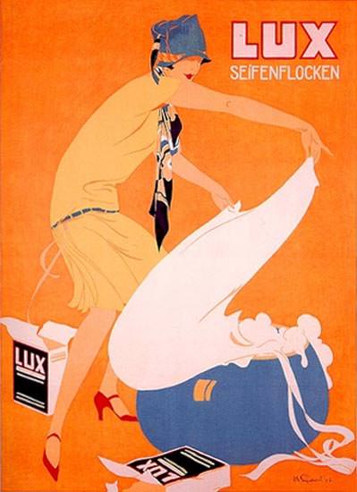 LUX Seifenflocken Waescherin 1926 Engelhard | Sex Appeal Vintage Ads and Covers 1891-1970