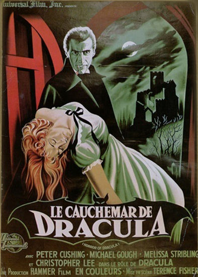 La Cauchemare De Dracula Christopher Lee | Sex Appeal Vintage Ads and Covers 1891-1970