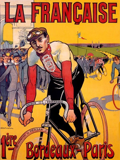 La Francaise Bordeaux – Paris  Bicycle Race | Vintage Ad and Cover Art 1891-1970