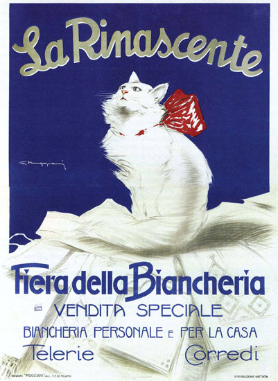 La Rinascente Fierra Della Biancheria | Vintage Ad and Cover Art 1891-1970