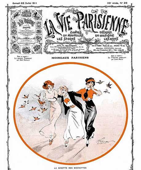 La Vie Parisienne 1911 Moineaux Parisiens Sex Appeal | Sex Appeal Vintage Ads and Covers 1891-1970