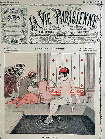 La Vie Parisienne 1912 Blanche Et Noire Sex Appeal | Sex Appeal Vintage Ads and Covers 1891-1970