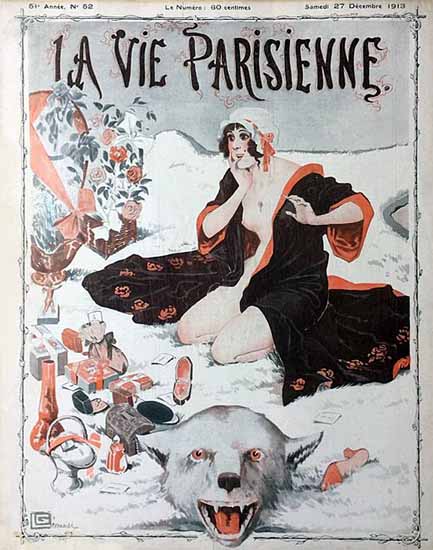 La Vie Parisienne 1913 Noel Sex Appeal | Sex Appeal Vintage Ads and Covers 1891-1970