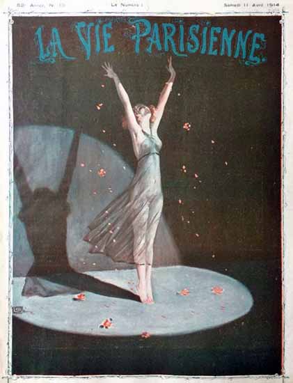 La Vie Parisienne 1914 Feux De La Rampe Sex Appeal | Sex Appeal Vintage Ads and Covers 1891-1970