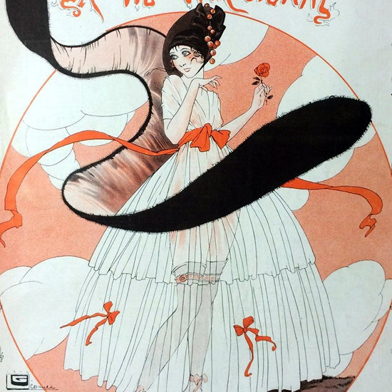 La Vie Parisienne 1914 Premier Rayon Georges Leonnec crop | Best of 1891-1919 Ad and Cover Art