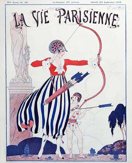 La Vie Parisienne 1915 Les Armes De L Amour Sex Appeal | Sex Appeal Vintage Ads and Covers 1891-1970