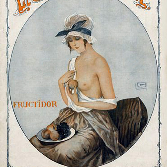 La Vie Parisienne 1916 Fructidor Georges Leonnec crop | Best of 1891-1919 Ad and Cover Art