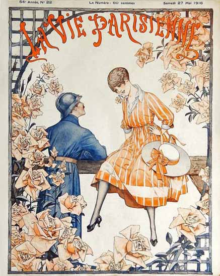 La Vie Parisienne 1916 L Esperance Cheri Herouard | La Vie Parisienne Erotic Magazine Covers 1910-1939