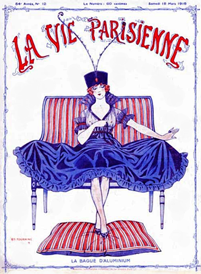 La Vie Parisienne 1916 La Bague D Aluminium Sex Appeal | Sex Appeal Vintage Ads and Covers 1891-1970