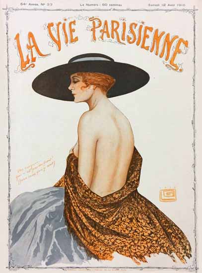 La Vie Parisienne 1916 Le Dos Nu Sex Appeal | Sex Appeal Vintage Ads and Covers 1891-1970