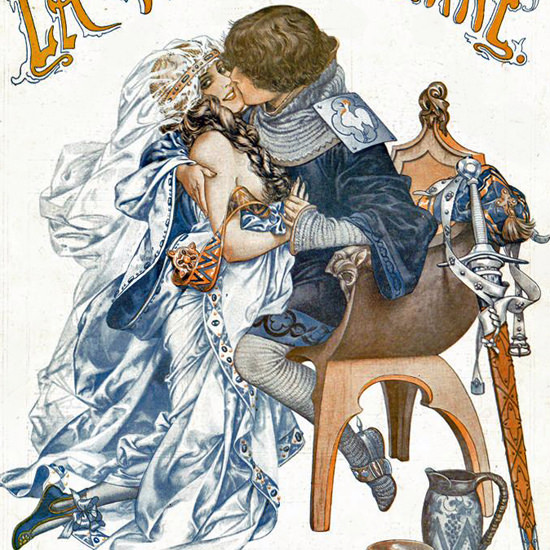 La Vie Parisienne 1917 La Classe 1417 Cheri Herouard crop | Best of 1891-1919 Ad and Cover Art