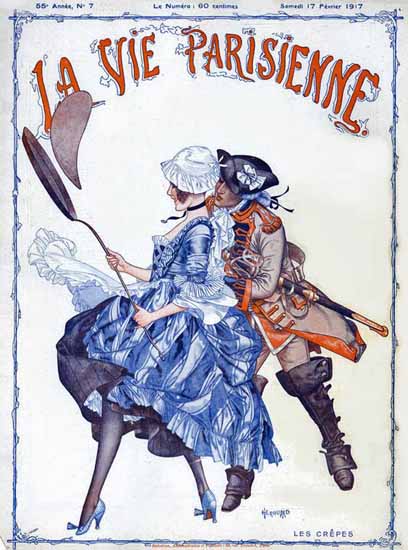 La Vie Parisienne 1917 Les Crepes Sex Appeal | Sex Appeal Vintage Ads and Covers 1891-1970