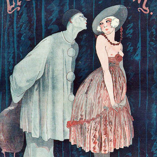 La Vie Parisienne 1917 Vision Georges Leonnec crop | Best of 1891-1919 Ad and Cover Art