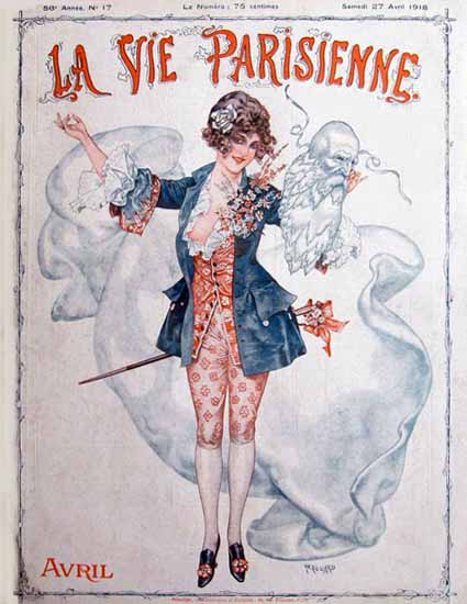 La Vie Parisienne 1918 Avril 27 Sex Appeal | Sex Appeal Vintage Ads and Covers 1891-1970