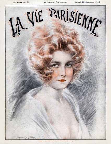 La Vie Parisienne 1918 La Beaute Sex Appeal | Sex Appeal Vintage Ads and Covers 1891-1970