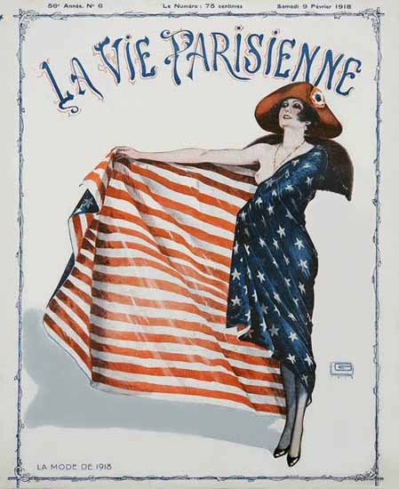 La Vie Parisienne 1918 La Mode De 1918 Sex Appeal | Sex Appeal Vintage Ads and Covers 1891-1970