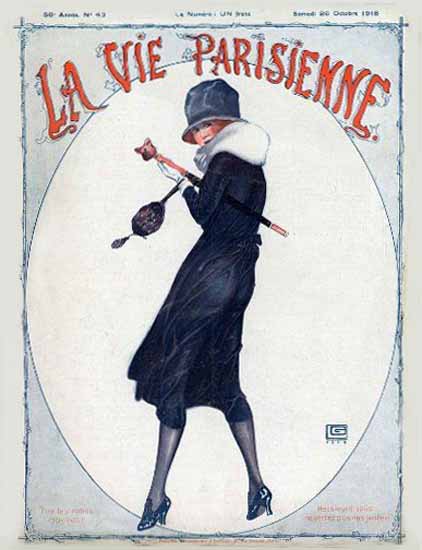 La Vie Parisienne 1918 Octobre Georges Leonnec Sex Appeal | Sex Appeal Vintage Ads and Covers 1891-1970