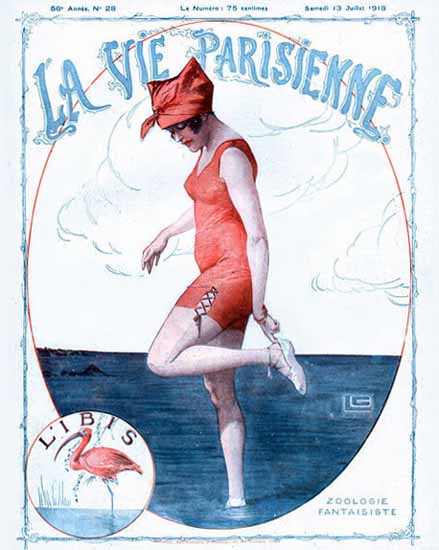 La Vie Parisienne 1918 Zoologie Fantaisiste Sex Appeal | Sex Appeal Vintage Ads and Covers 1891-1970