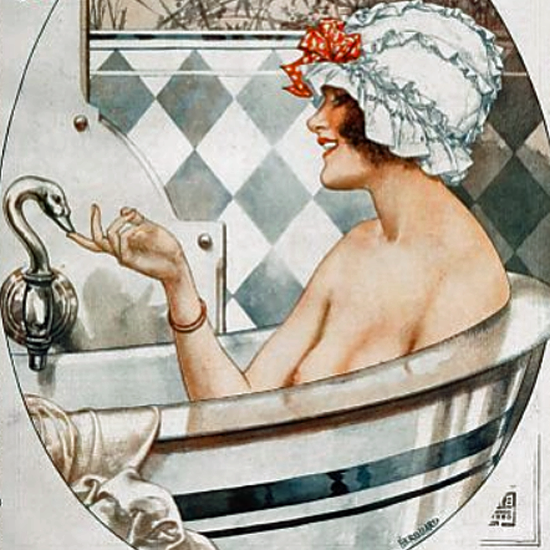 La Vie Parisienne 1919 A Paris-Les-Bains Herouard crop | Best of 1891-1919 Ad and Cover Art