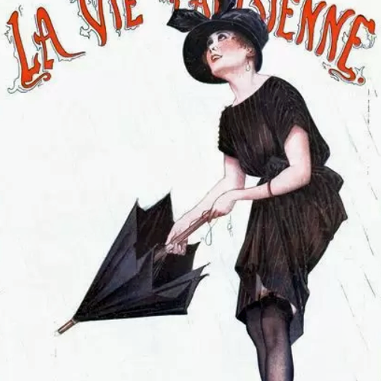 La Vie Parisienne 1919 Eh La-Haut Vous Oubliez Georges Leonnec crop | Best of 1891-1919 Ad and Cover Art