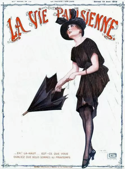 La Vie Parisienne 1919 Eh La-Haut Vous Oubliez Sex Appeal | Sex Appeal Vintage Ads and Covers 1891-1970