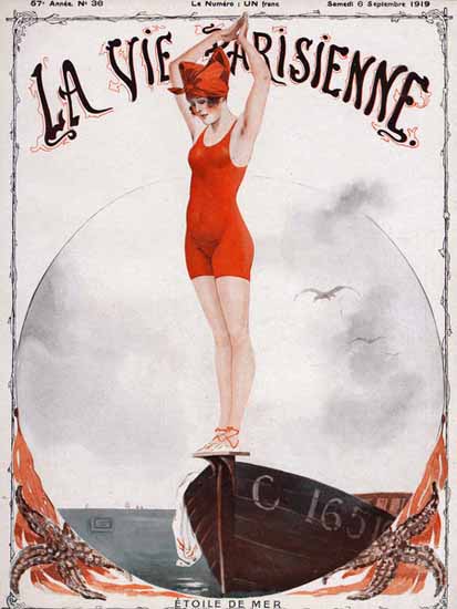 La Vie Parisienne 1919 Etoile De Mer Sex Appeal | Sex Appeal Vintage Ads and Covers 1891-1970