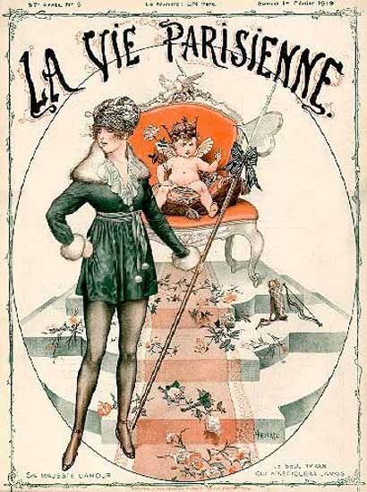 La Vie Parisienne 1919 L Amour Sex Appeal | Sex Appeal Vintage Ads and Covers 1891-1970