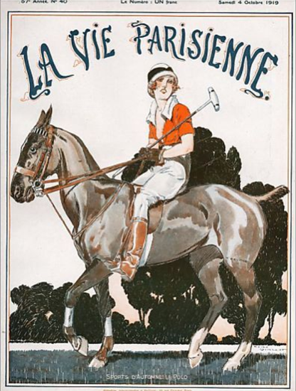 La Vie Parisienne 1919 Le Polo Sex Appeal | Sex Appeal Vintage Ads and Covers 1891-1970