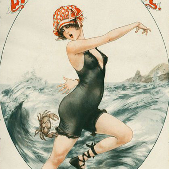 La Vie Parisienne 1919 Un Pince Sans Rire Cheri Herouard crop | Best of 1891-1919 Ad and Cover Art