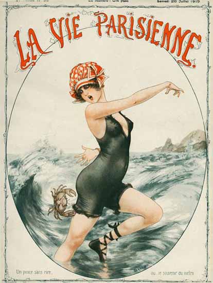 La Vie Parisienne 1919 Un Pince Sans Rire Sex Appeal | Sex Appeal Vintage Ads and Covers 1891-1970