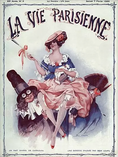 La Vie Parisienne 1920 Carnaval Sex Appeal | Sex Appeal Vintage Ads and Covers 1891-1970