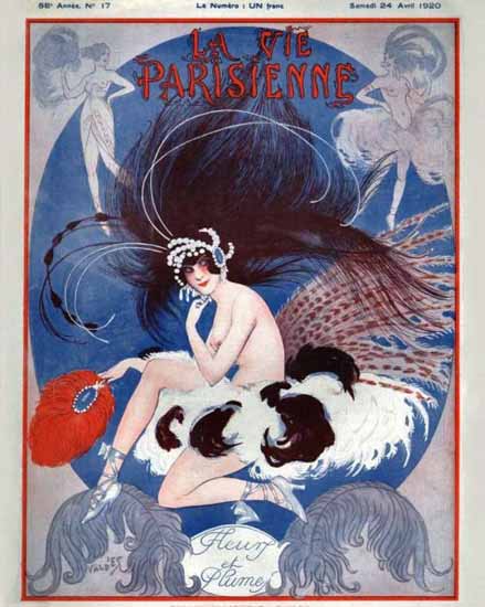 La Vie Parisienne 1920 Fleur Et Plumes Sex Appeal | Sex Appeal Vintage Ads and Covers 1891-1970