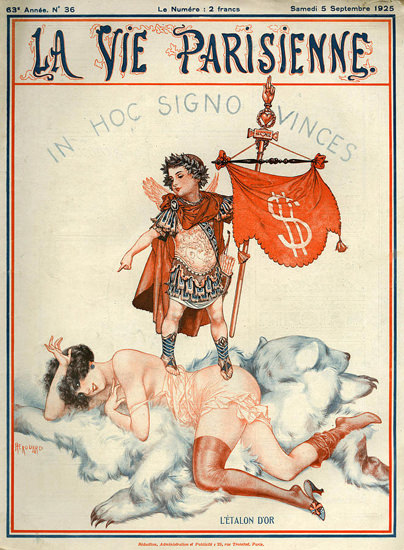 La Vie Parisienne 1925 In Hoc Signo Vinces | Sex Appeal Vintage Ads and Covers 1891-1970