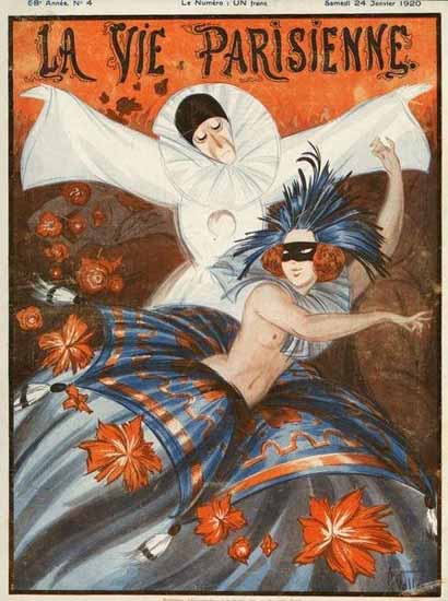 La Vie Parisienne 1920 Janvier 24 Sex Appeal | Sex Appeal Vintage Ads and Covers 1891-1970