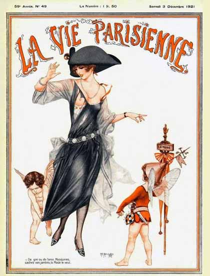 La Vie Parisienne 1921 Cachez Vos Jambes Cheri Herouard | Mad Men Art ...