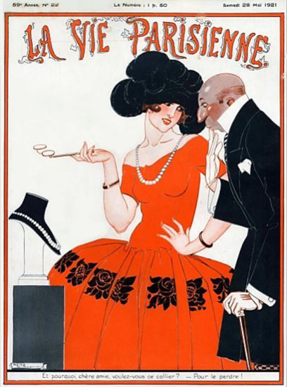 La Vie Parisienne 1921 Pour Le Prendre Sex Appeal | Sex Appeal Vintage Ads and Covers 1891-1970