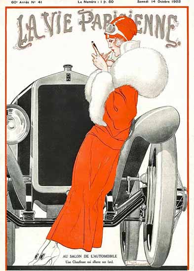 La Vie Parisienne 1922 Au Salon De L Automobile Sex Appeal | Sex Appeal Vintage Ads and Covers 1891-1970