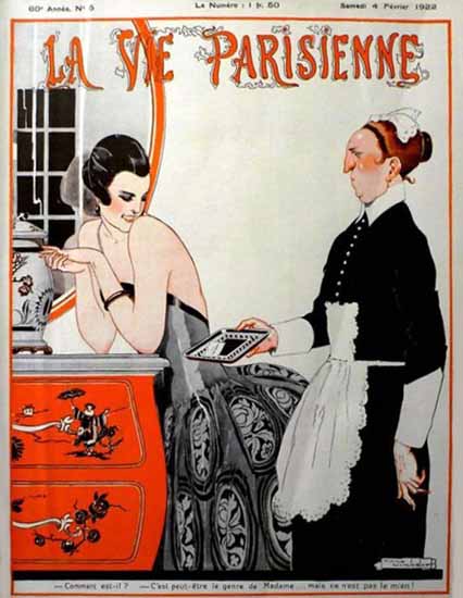 La Vie Parisienne 1922 Comment Est-Il Sex Appeal | Sex Appeal Vintage Ads and Covers 1891-1970