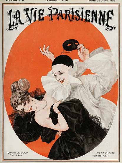 La Vie Parisienne 1922 L Heur Du Berger Sex Appeal | Sex Appeal Vintage Ads and Covers 1891-1970