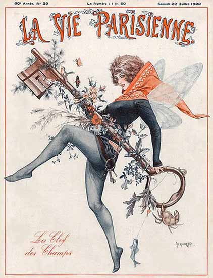 La Vie Parisienne 1922 La Clef Des Champs Sex Appeal | Sex Appeal Vintage Ads and Covers 1891-1970