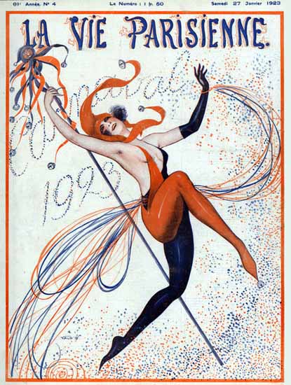 La Vie Parisienne 1923 Carnaval Sex Appeal | Sex Appeal Vintage Ads and Covers 1891-1970