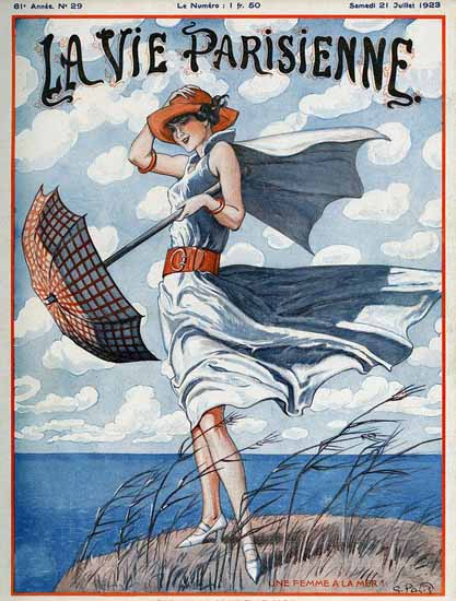 La Vie Parisienne 1923 Un Femme A La Mer Sex Appeal | Sex Appeal Vintage Ads and Covers 1891-1970