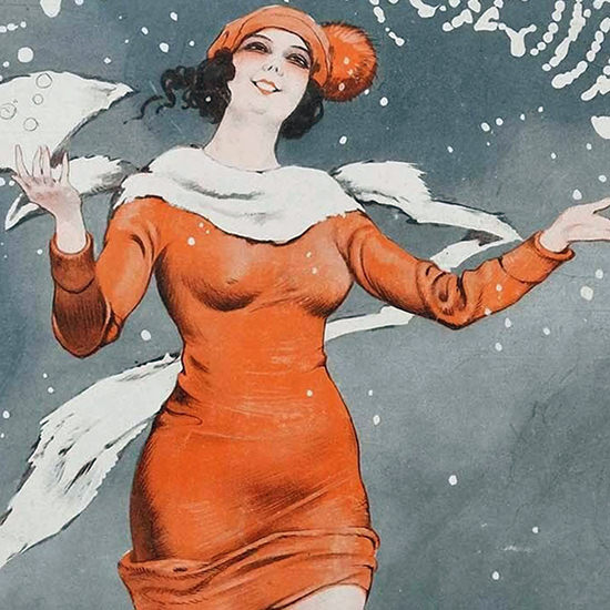 La Vie Parisienne 1924 La Neige Leo Fontan crop B | Best of 1920s Ad and Cover Art