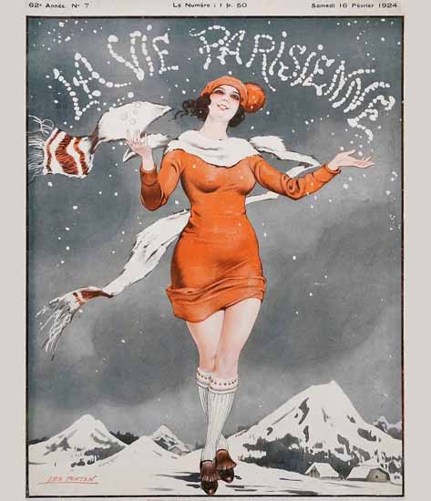 La Vie Parisienne 1924 La Neige Sex Appeal | Sex Appeal Vintage Ads and Covers 1891-1970